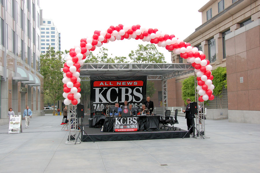 KCBS 100th Anniversary Remote Broadcast Booth